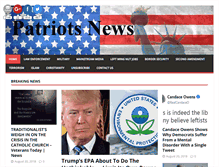 Tablet Screenshot of patriotsnews.com